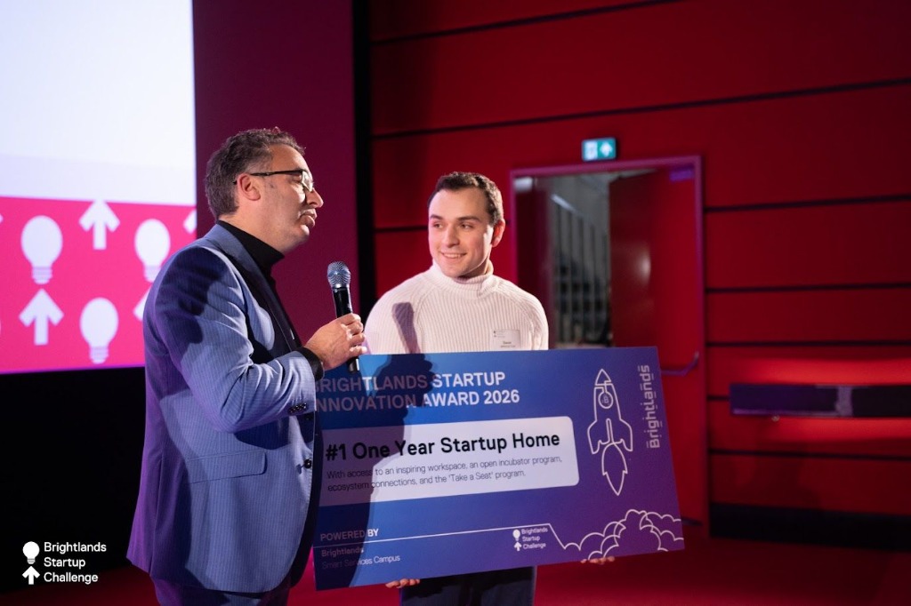 Mindsetor winning the Brightlands Startup Innovation Award 2026